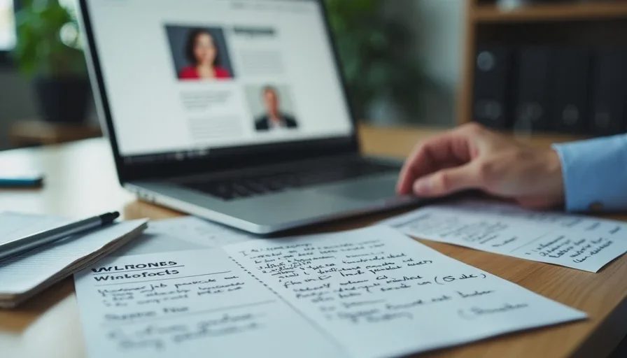Researcher linking job postings to WARN notices and employee profiles.